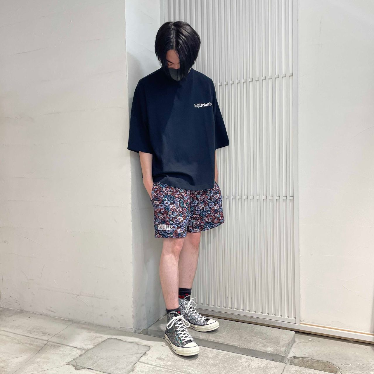 Pleasures プレジャーズ 花柄ハーフパンツを使ったコーデ Lhp Lhp 池袋 上野商会公式ブログポータルサイト