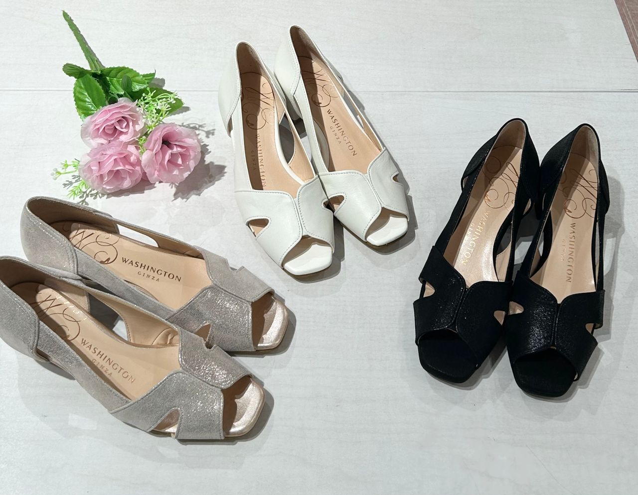 Washington銀座　パンプス　サンダル　美品 ヒール高めサンダル♪ | GINZA WASHINGTON 銀座本店B1F