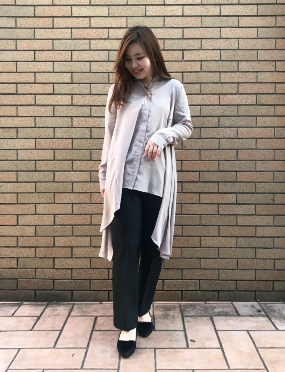 合わせ方いろいろ バックプリーツシャツワンピース アストリア川越店 Astoria アストリア 公式ショップブログ