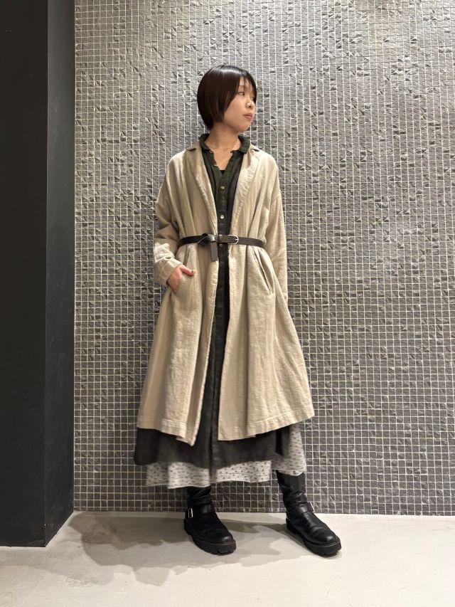 期間限定！10%OFF】先染めコットンリネンカルゼ コート | (パドカレ