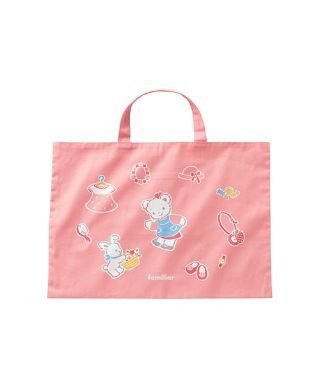 ファミリア★ VIP限定 レッスンバッグ手刺繍 トートバッグ 新品未使用 ファミリア VIP限定 本革手刺繍バッグ 2023 トート