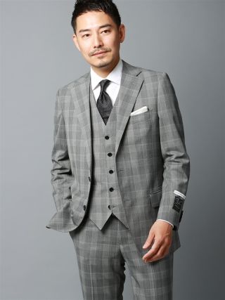 ベーシックなネイビースーツに飽きたらコレを！｜THE SUIT