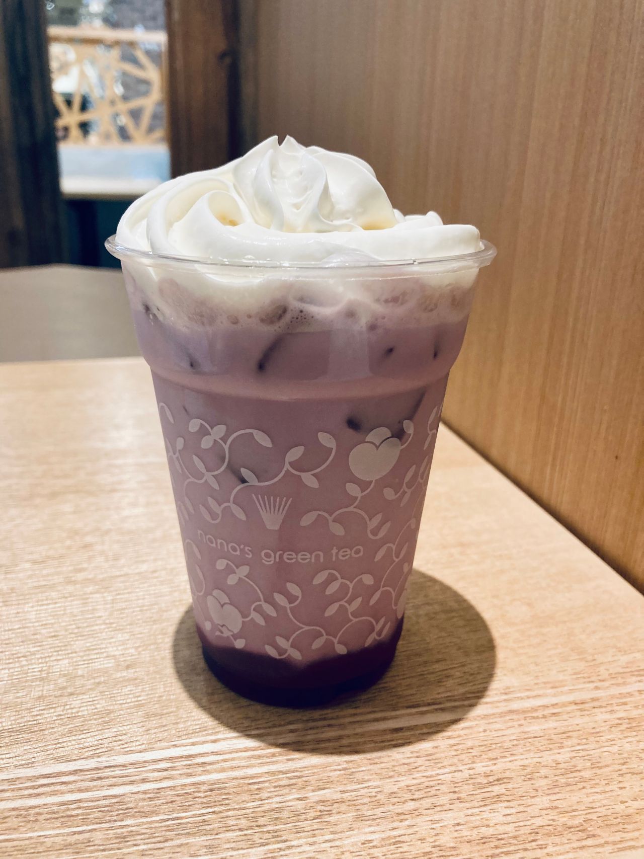 紫いものラテで秋を先取り♪｜ナナズグリーンティー エミフルMASAKI店