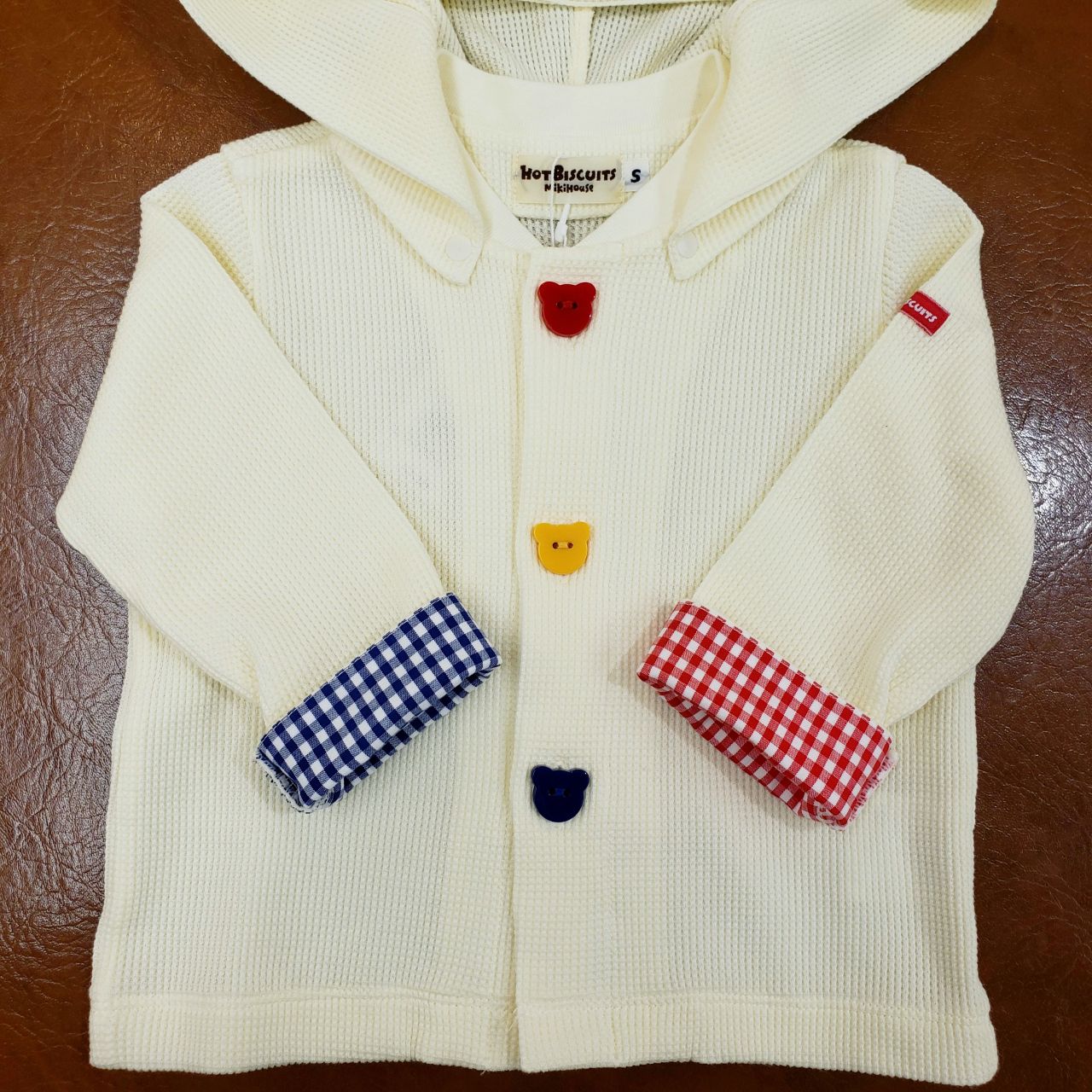 気分はくまさん♪顔ドンパーカー｜ミキハウスミキハウス 盛岡川徳店