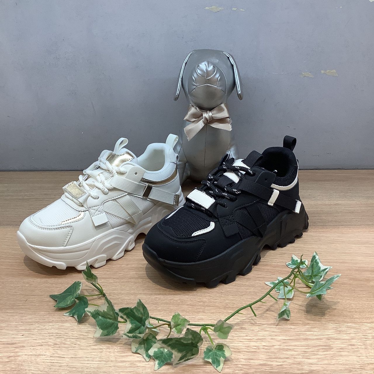 ALL BLACK厚底スニーカー再入荷しました！ | WASH 西銀座店