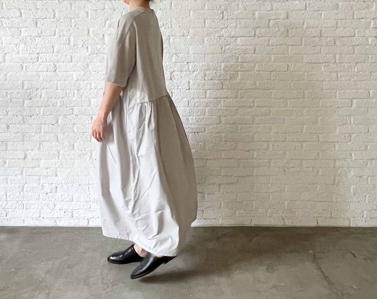 パドカレ✽MIX ワンピース オンライン限定】異素材MIX ワンピース | pas de calais Online | pas