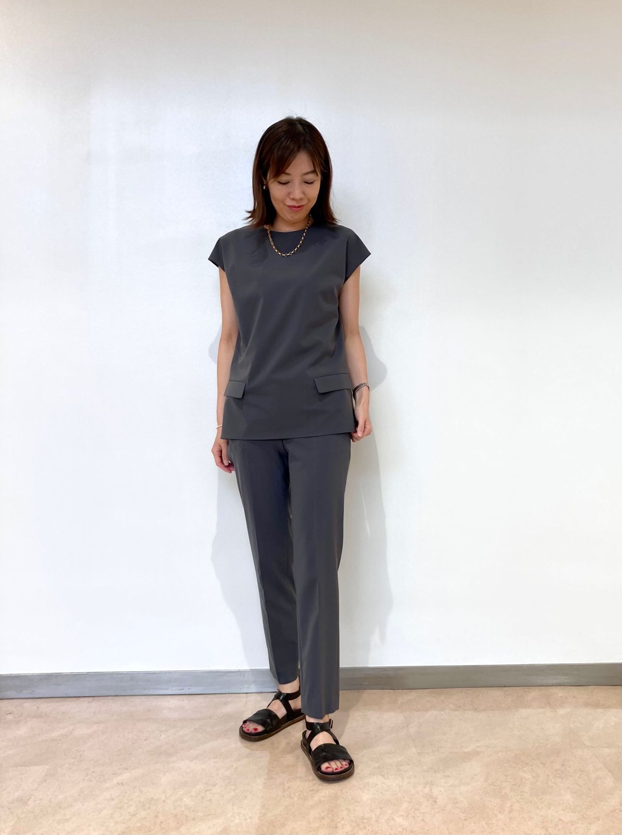 ドゥーズエムクラス セットアップ美品 （美品 theory luxe sycamore 