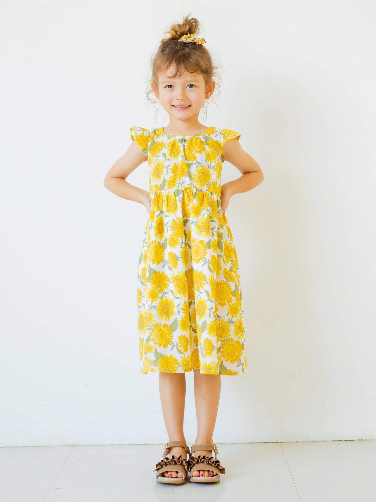 可愛すぎ ひまわりワンピース Branshesイオンモールとなみ店 子供服のブランシェス Branshes 公式ショップブログ