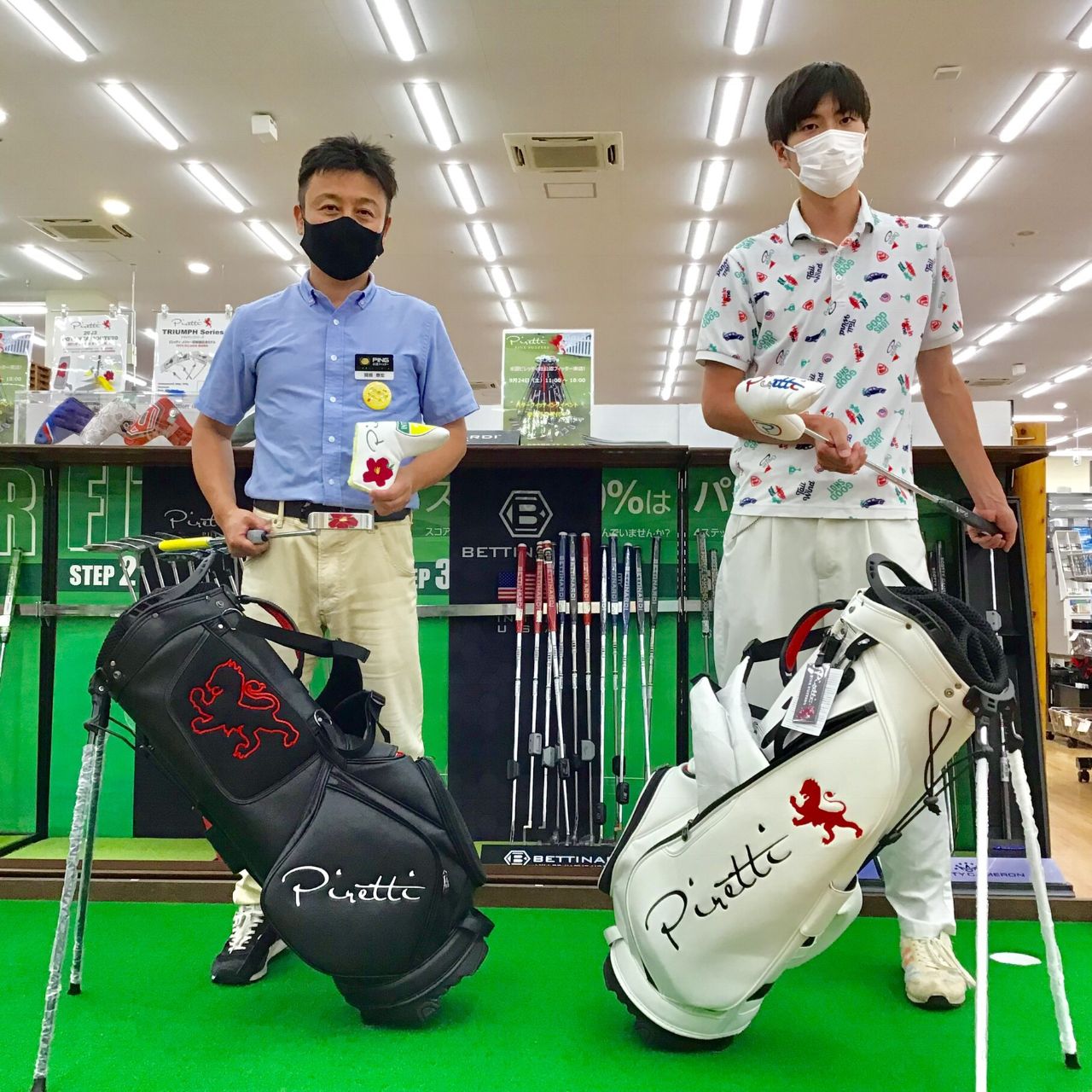 ベティナルディ・ピレッティのキャディーバッグ入荷