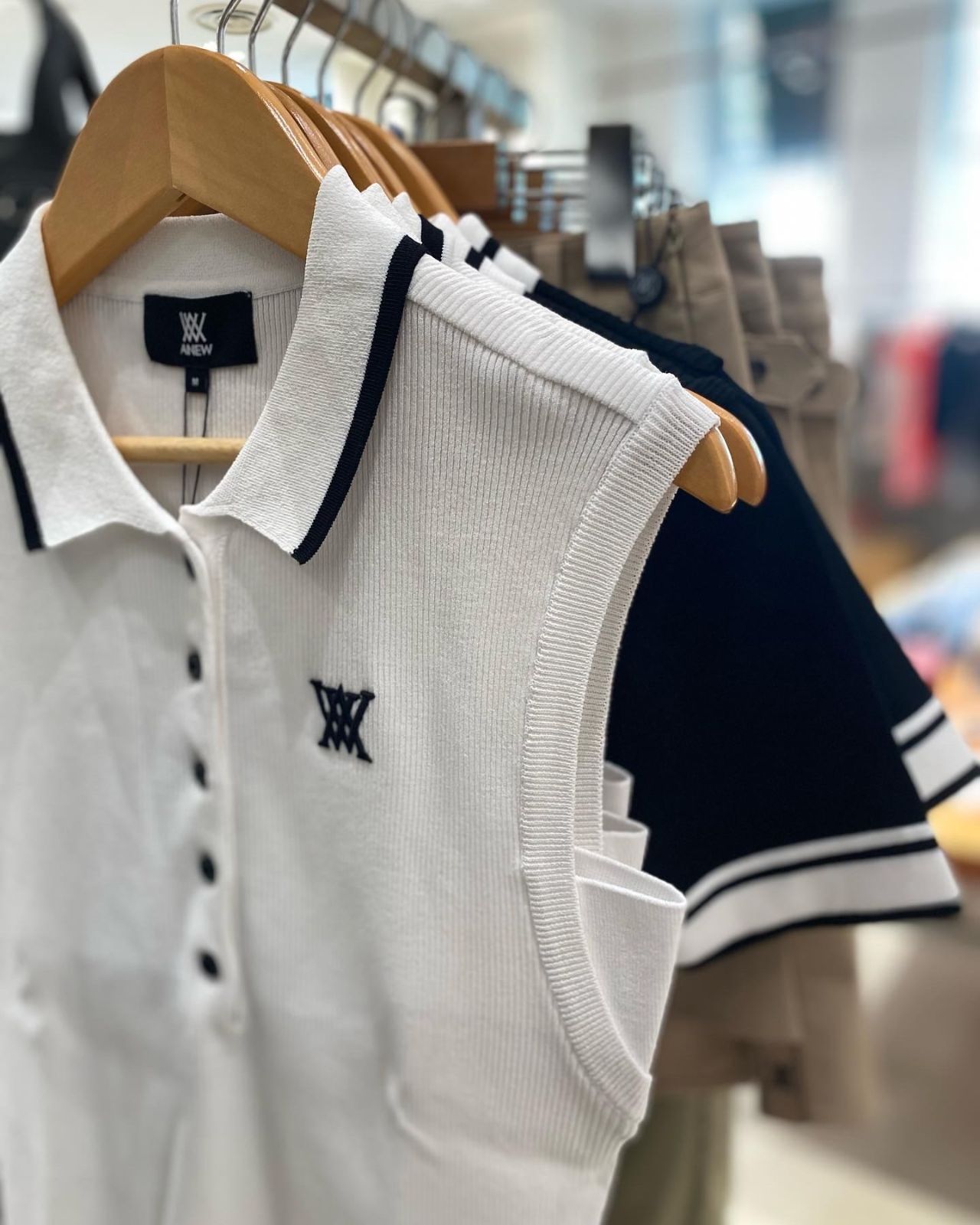 ☆ANEW GOLF☆ KOREA ノースリーブ 楽天市場】アニュー ゴルフ レディース ノースリーブ シャツ