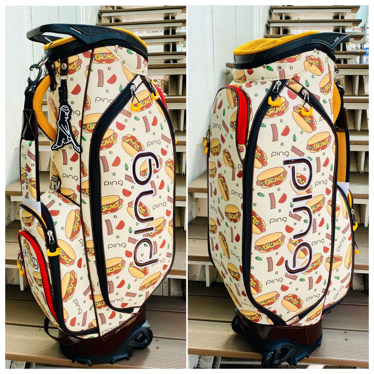 PING ホットドッグ柄 キャディバッグ　トラベルバック付 PING】新作キャディバッグ入荷❣️ | ゴルフ5 プレステージ広尾