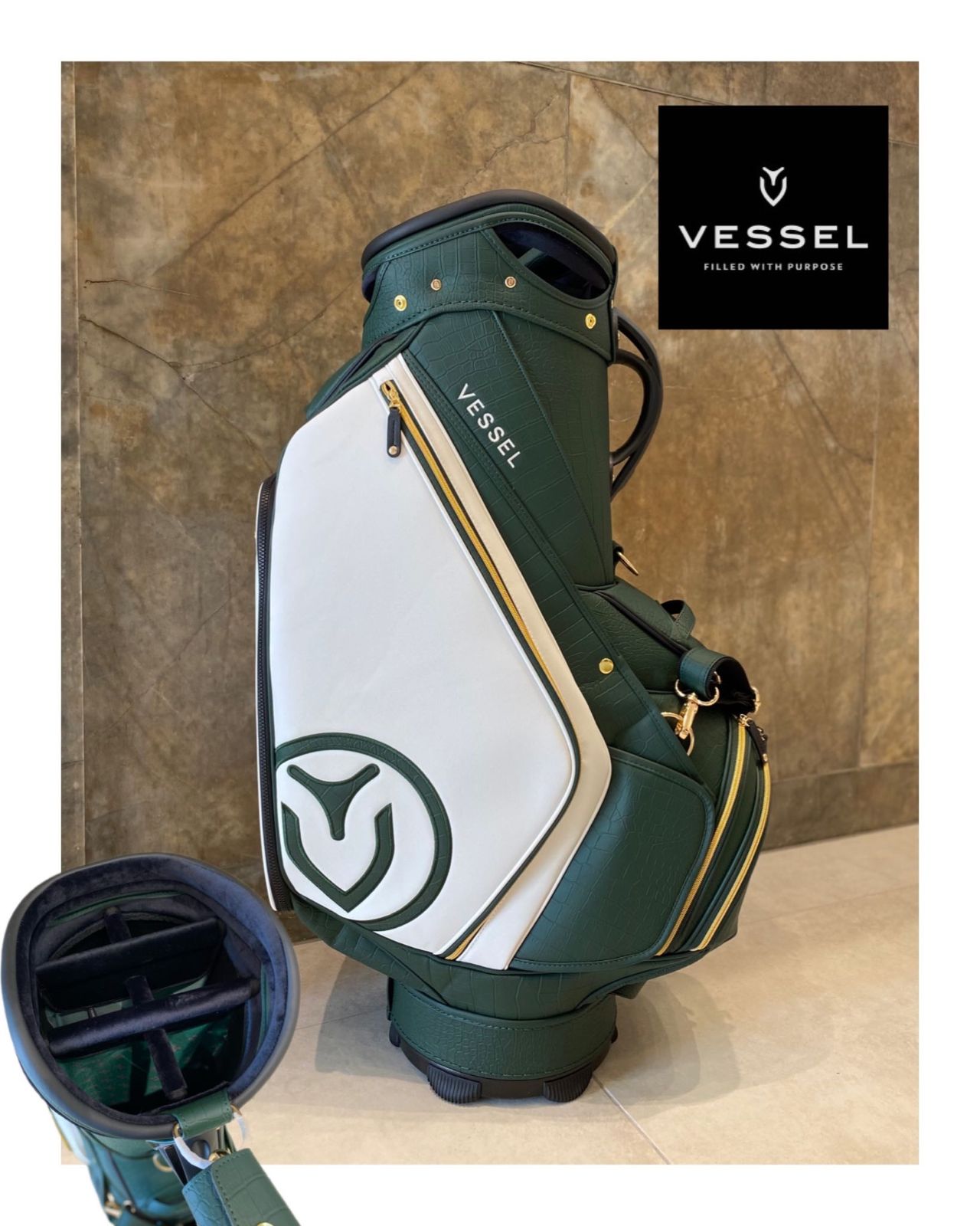 Vessel カーキキャディバッグ 新しいキャディバッグ入荷しました‼️ | ゴルフ5 プレステージ神戸店