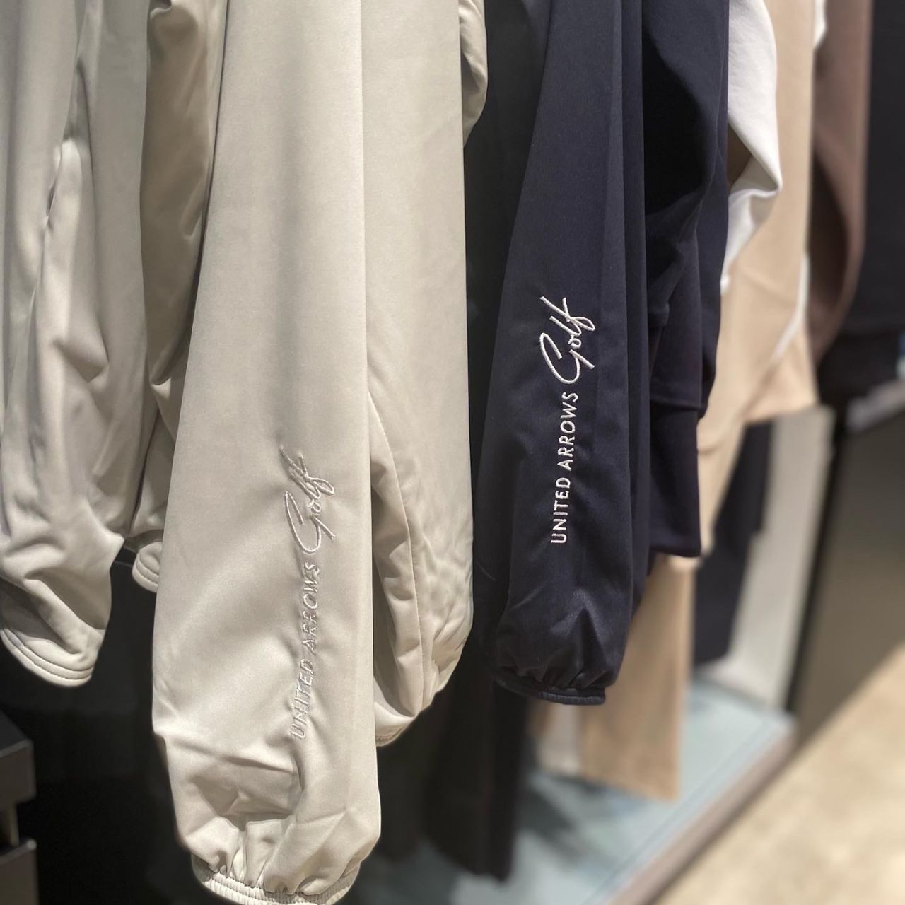 ま*子様 UNITED ARROWS GOLF セットアップ試着のみ XGFOP02J1 ウーブン ドローコード付き ジャンプスーツ
