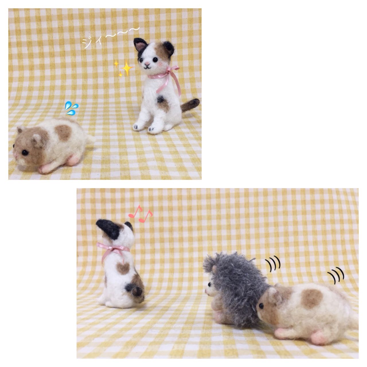 羊毛フェルトのかわいい動物たち | ラスカ茅ヶ崎店 | 生地、手芸