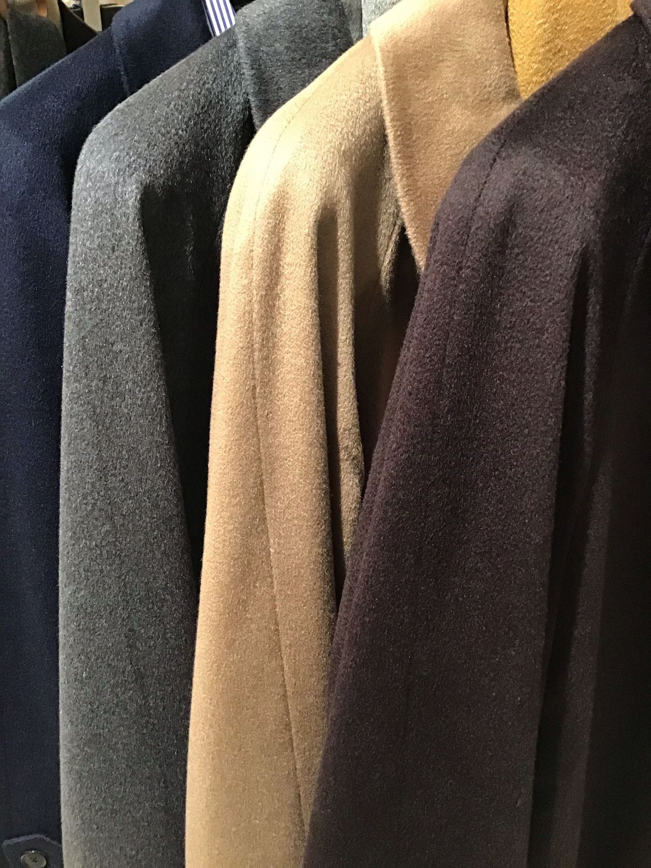Men's】カシミヤステンカラーコート｜UNIVERSAL LANGUAGE ランド