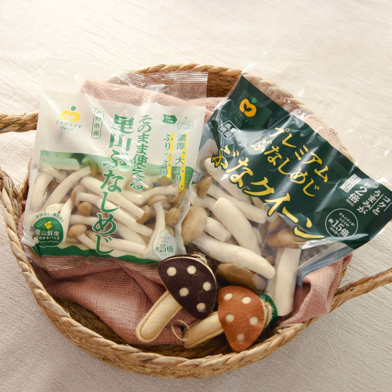 きのこの一種ぶなしめじの
プロ!