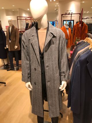 ミストレアス Big Plaid F&F Coat コート トライスピンループツイードトレンチコート｜メンズファッション