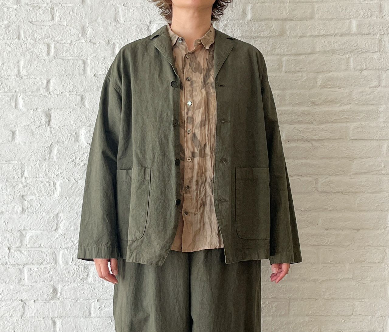 NEW】コットンヘンプウェザー セットアップ | pas de calais