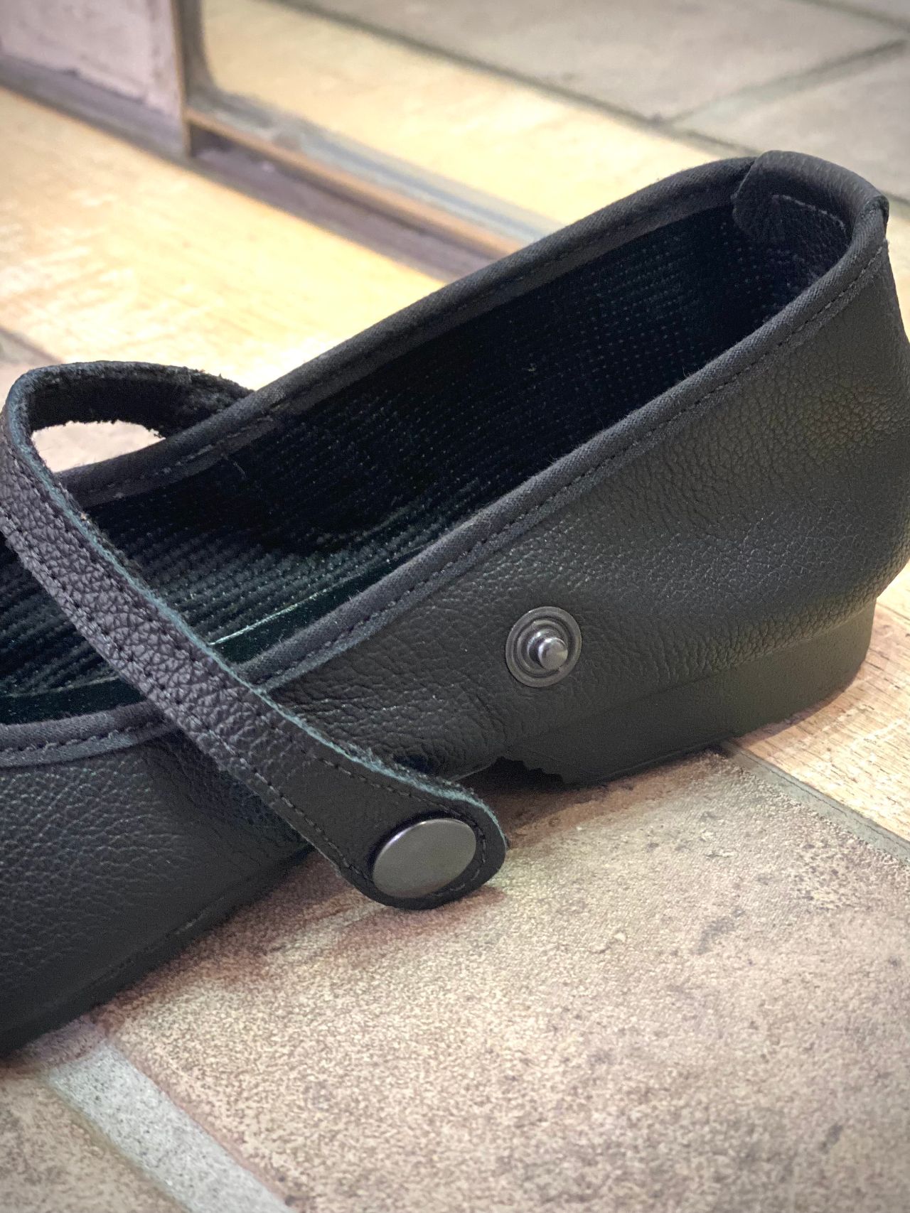 【極美品】タワーブランド玉川 ストラップシューズ 黒 23cm 未使用に近い 40ct＆525 キルトモンクストラップシューズ（その他