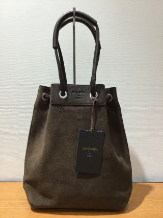 【美品】polpetta ポルペッタ　レザー　巾着バッグ　SHIPS別注 3c1154259e2b134b59e0804dce7f86