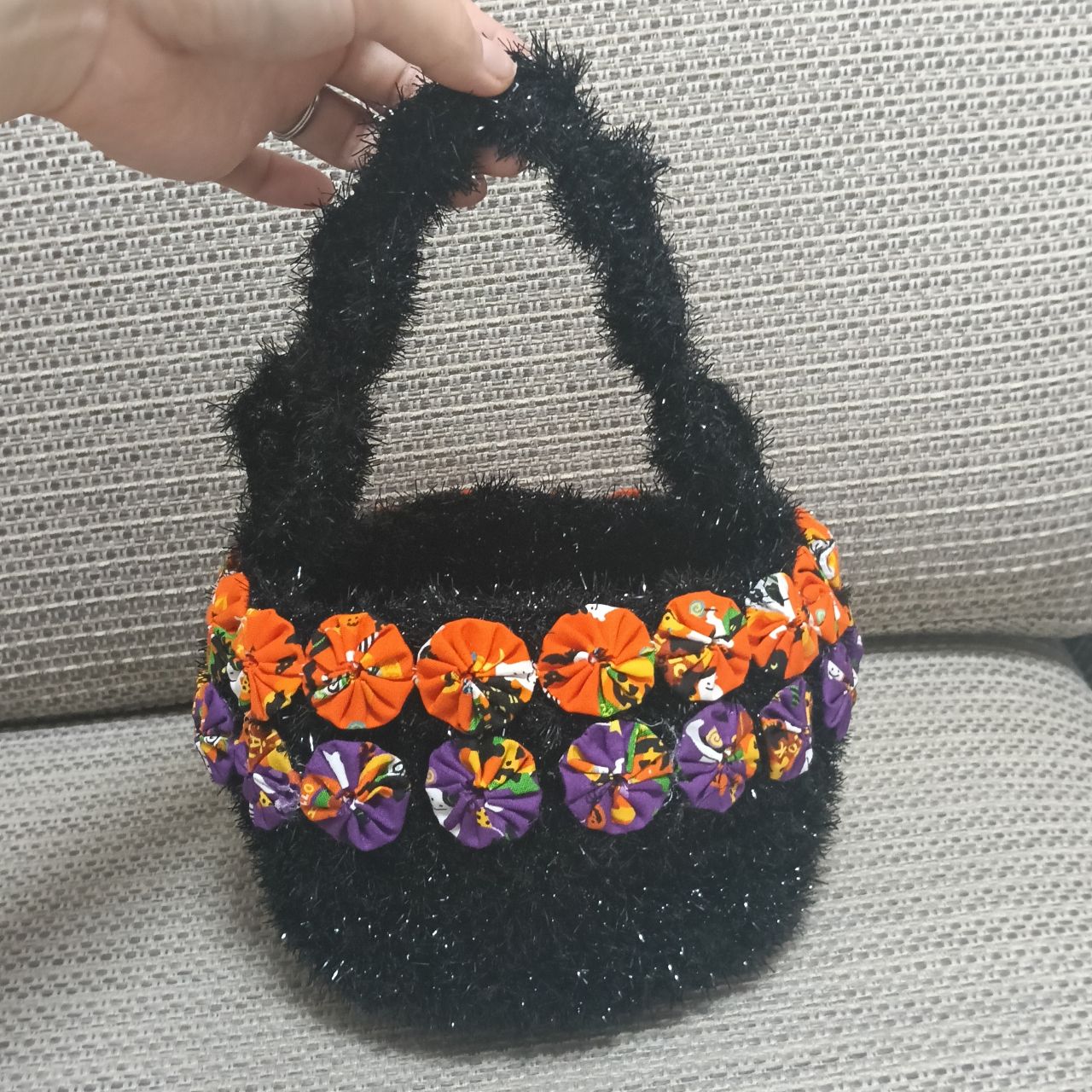 手縫いと手編みで作る ハロウィン小物入れ | 町田店 | 生地