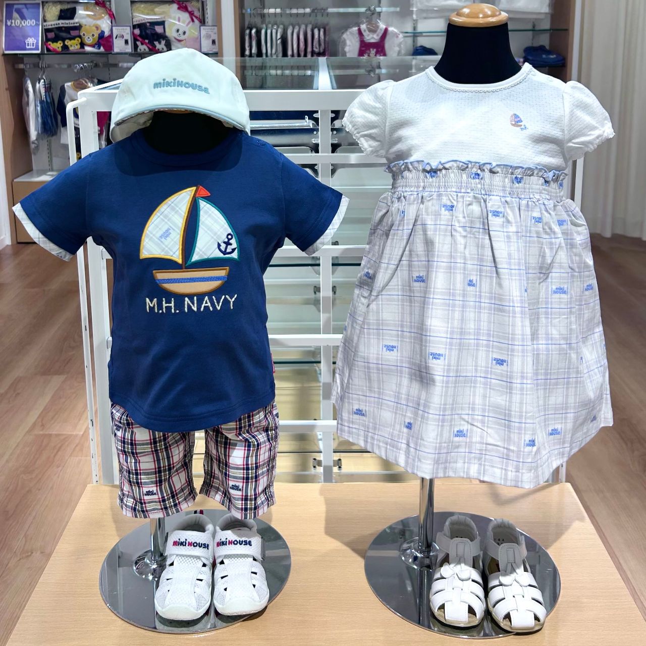 夏のミキハウスチェックから新作登場☆｜ミキハウスミキハウス 橿原