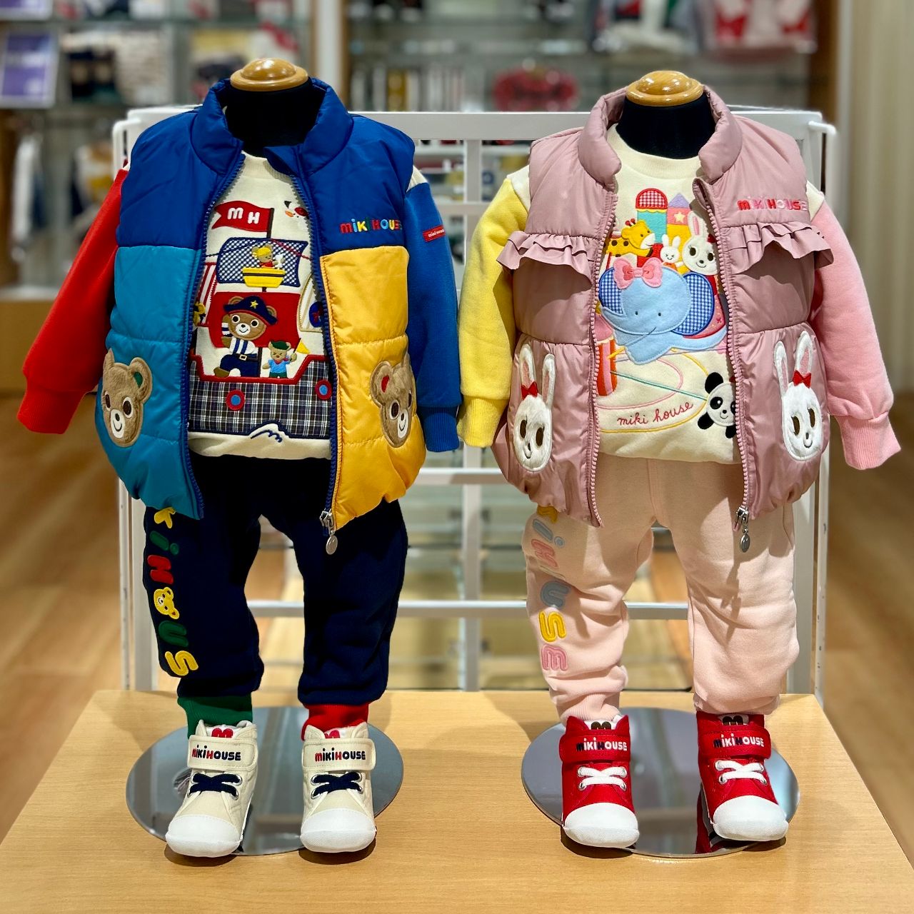 値下げ】ミキハウス 兄弟で着れるお揃いセット 値下げ】ミキハウス