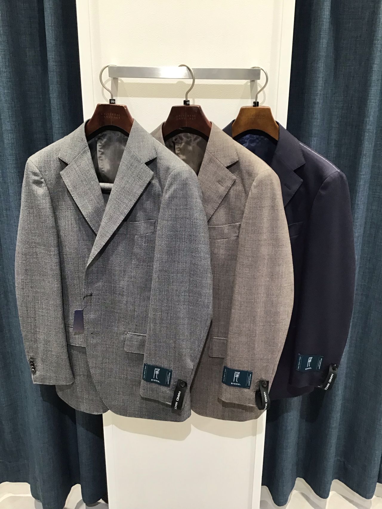 高級CUSTOM CULTURE 尾州素材のコート 最高級の尾州ウールを採用した雰囲気たっぷりに仕上げた1着
