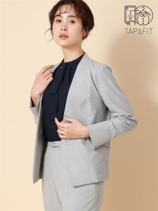 レディース】ライトグレー＊セットアップ｜THE SUIT COMPANY