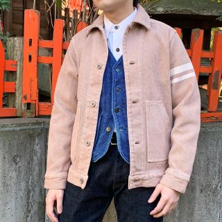 伝統×伝統】ヒノキ染めで魅せる刺し子ジャケット｜MOMOTARO JEANS