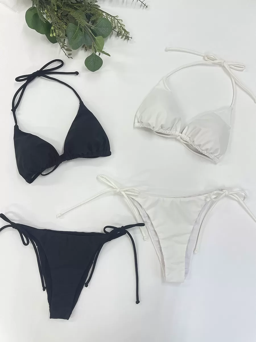 PEAK&PINE 水着　ビキニ 無地三角ブラジリアンビキニ♥西銀座デパ | 西銀座 PEAK&PINE
