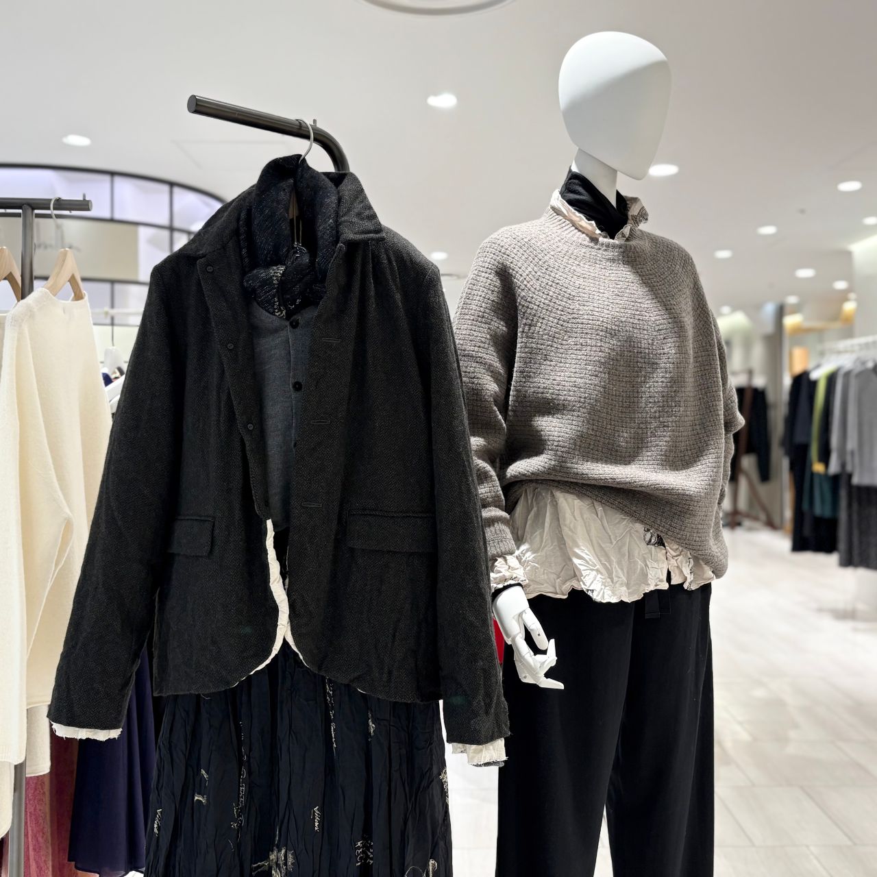 【pas de calais 】 パドカレ フード付きコート ダークブルー 開催中】WPOINT FAIR | 日本橋髙島屋店 | pas de calais | パドカレ