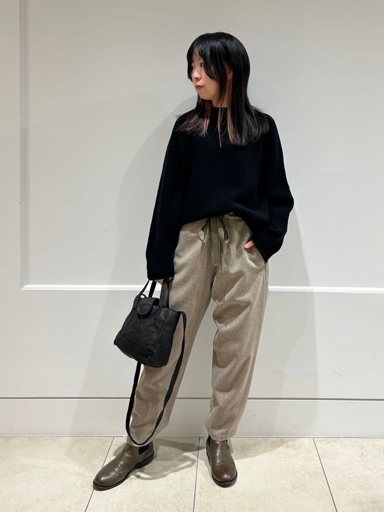 【タグ付き】パドカレ ECOウールフラノ クロップドパンツ SALE】ECOウールフラノ クロップドパンツ | (パドカレ)公式オンライン