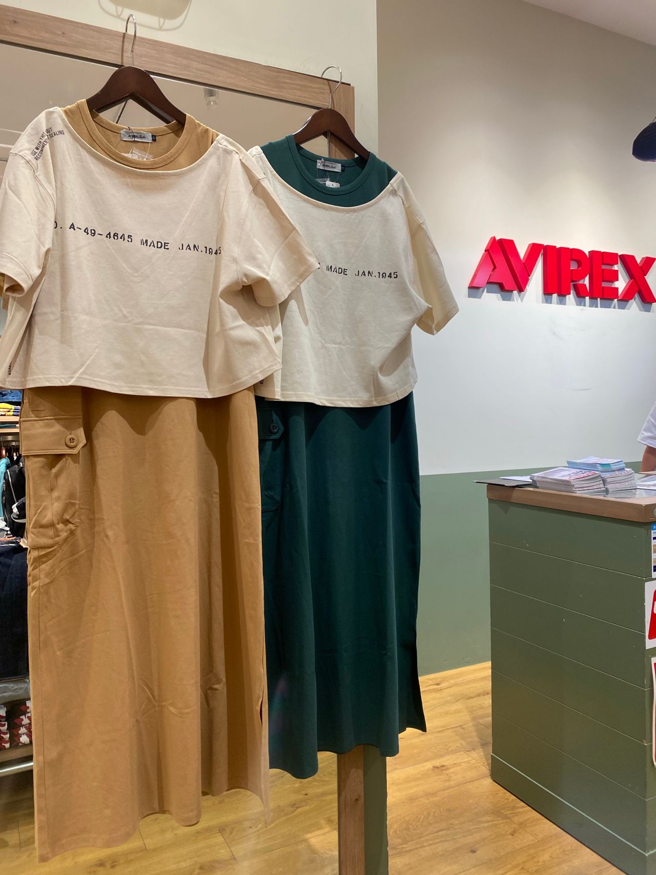 Avirexららぽーと名古屋店 着回しできるワンピースのご紹介 Avirex Avirex ららぽーと名古屋 上野商会公式ブログポータルサイト