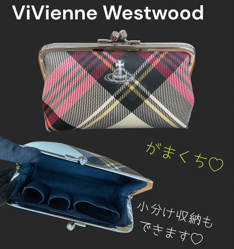 Vivienne Westwood がま口 ポーチ Vivienne Westwood - 花柄 がま口ポーチ【Vivienne Westwood
