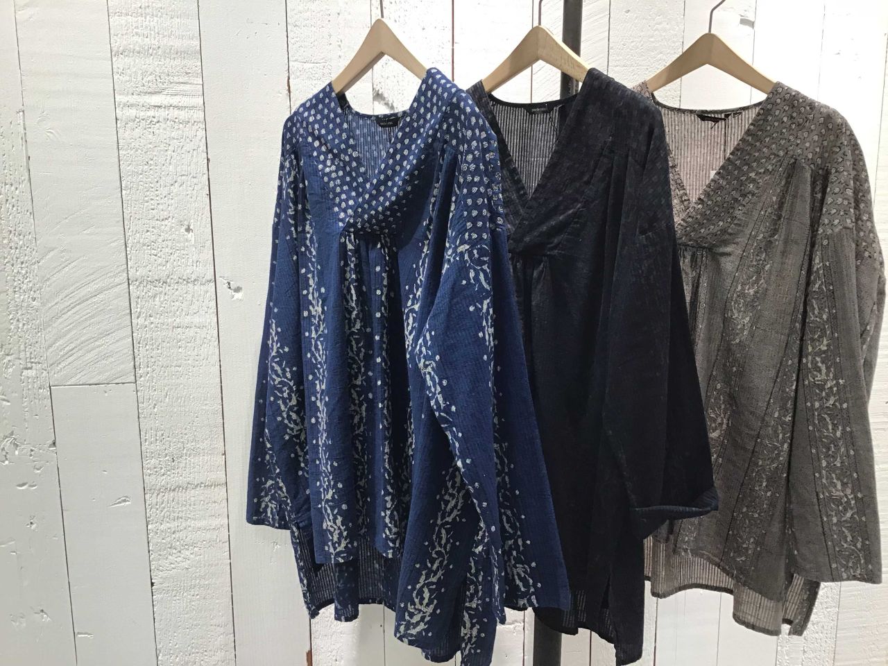 限定出品　パドカレ　ブロックプリント　スクエア　ワンピース　新品 pas de calais - 人気アイテム 定価42900円 2024SS パドカレ pas