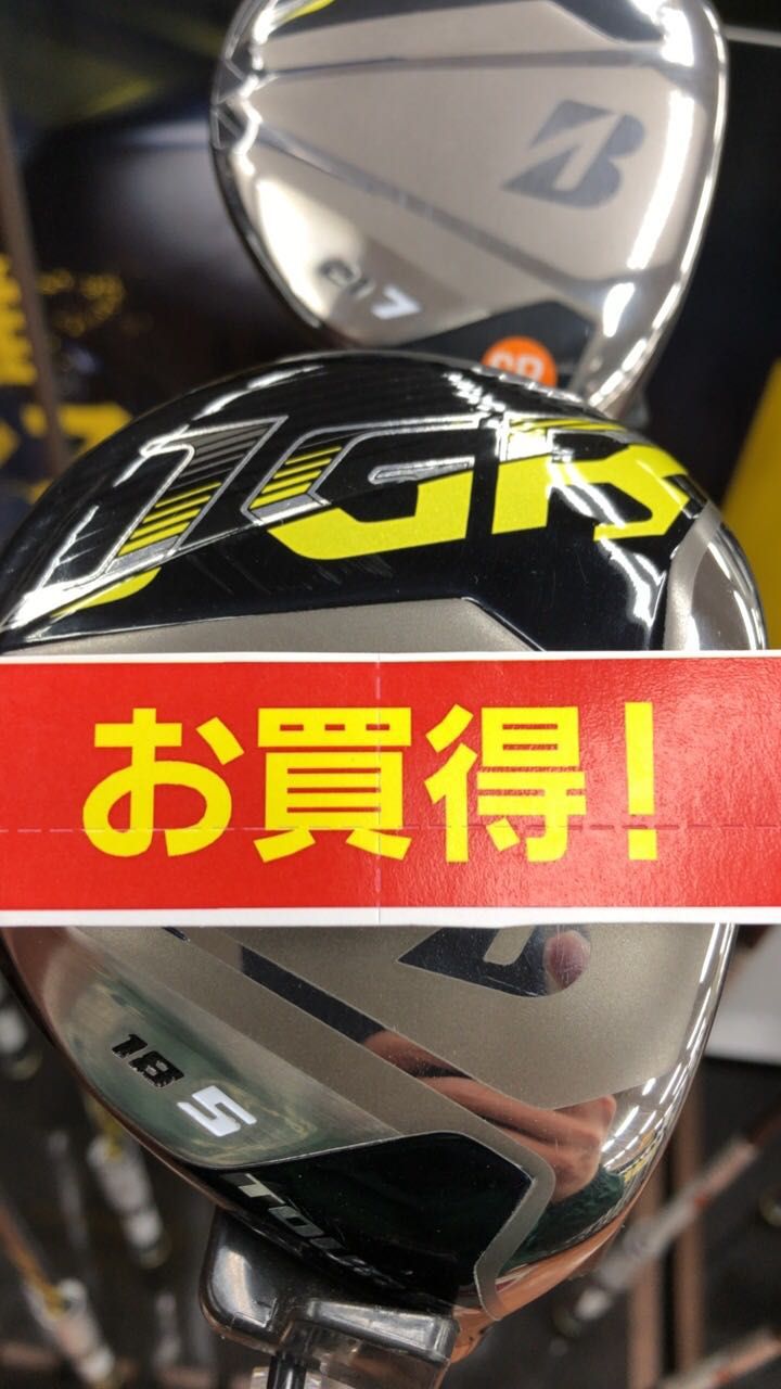 BRIDGESTONE - JGR   5W  (R)  (週末だけのお値下げ) TOUR B JGR LEFT FAIRWAYWOOD [TG1-5]（カーボン）1本