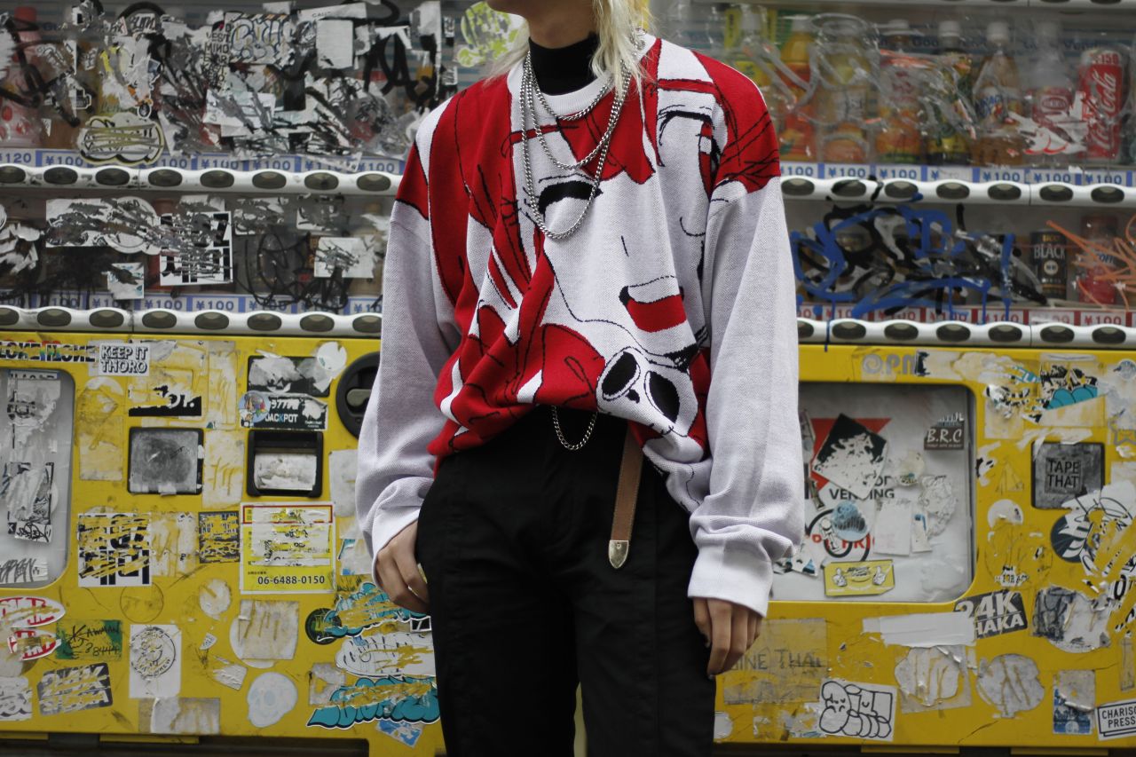 jun inagawa FULL-BK ジュンイナガワ ジャガード ニット jun inagawa FULL-BK ジュンイナガワ ジャガード ニット