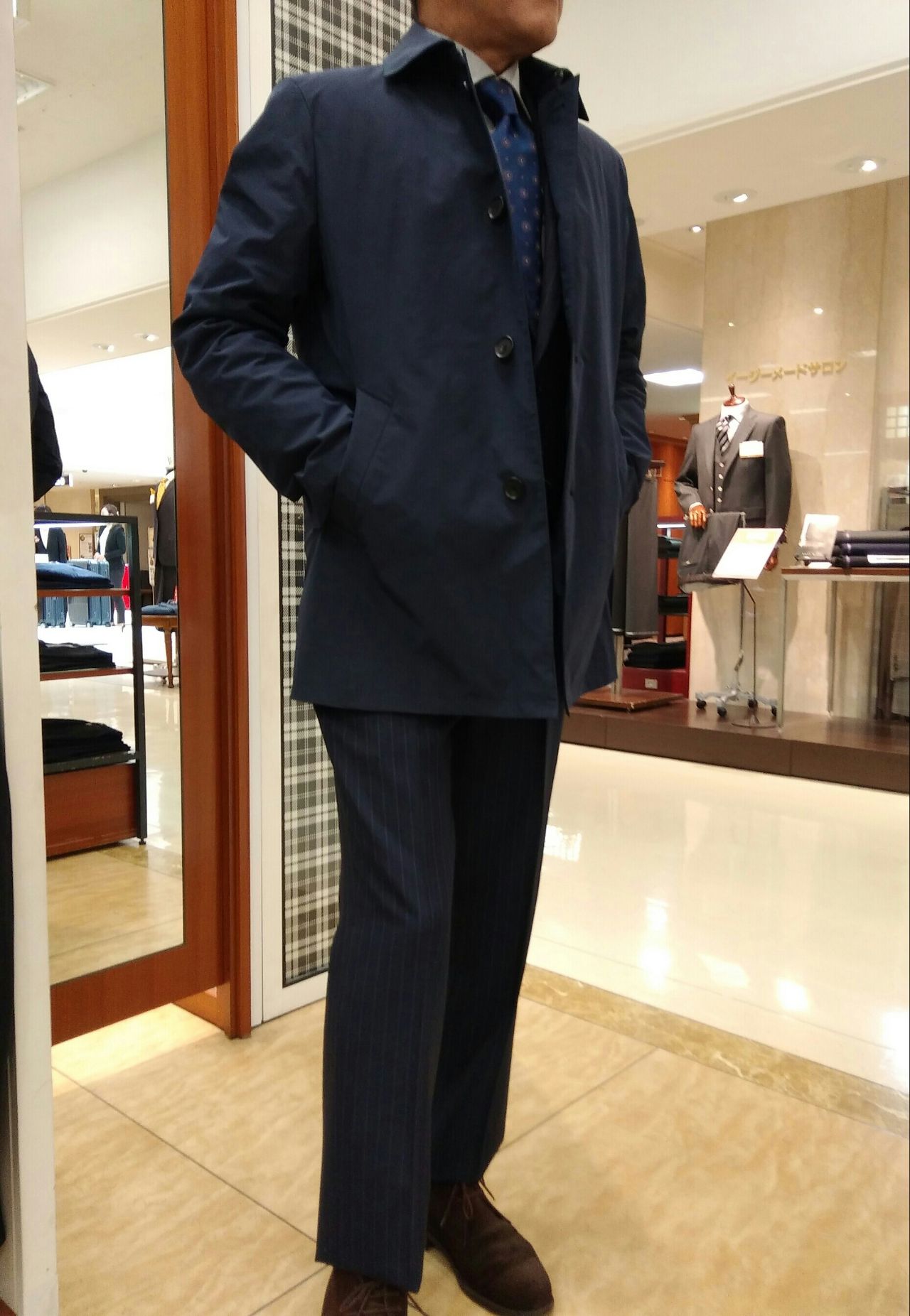 着まわしなら断トツ カーコート 京都高島屋店 Men ニューヨーカー公式ショップブログ