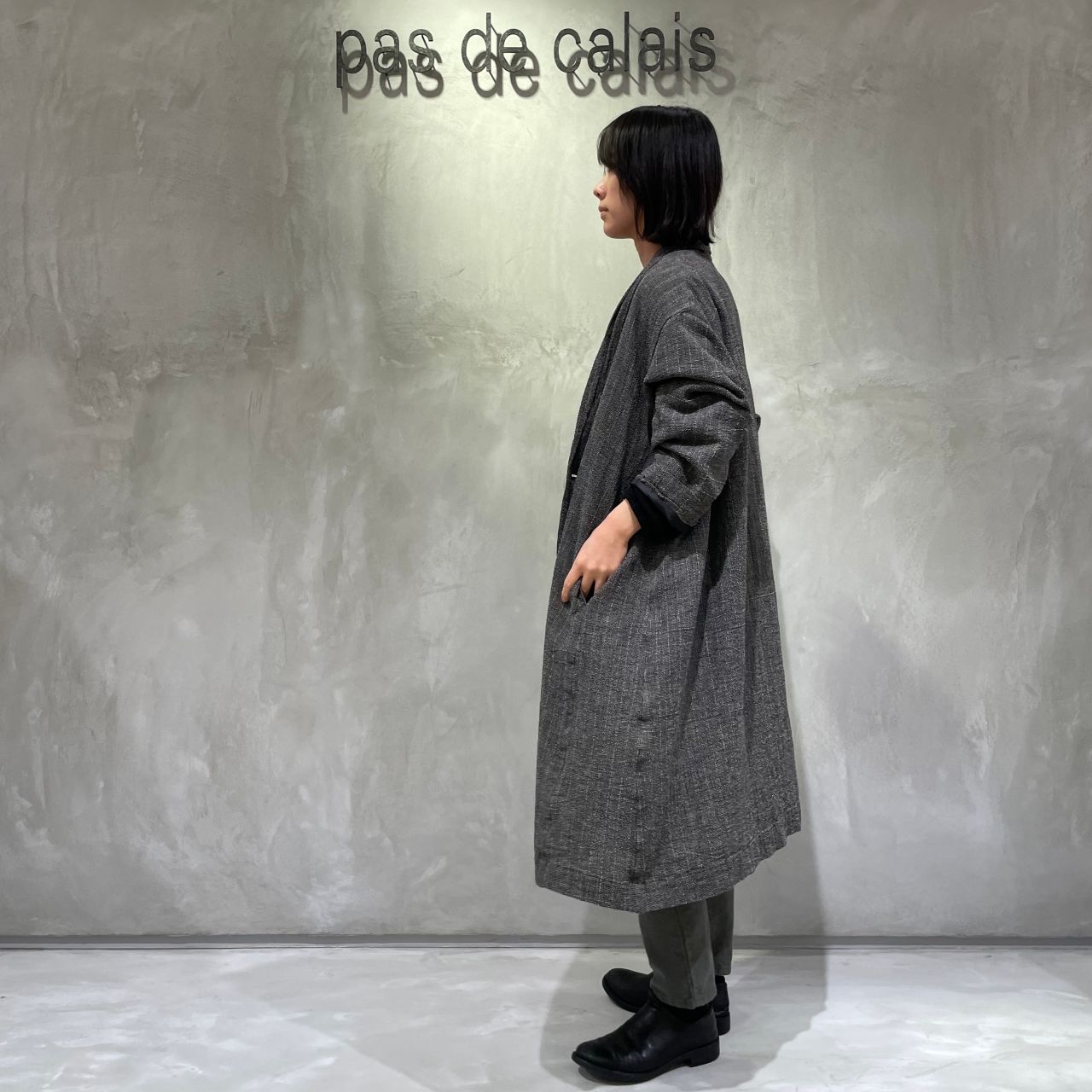 【pas de calais】綿麻ダンプコート 大阪髙島屋店 | pas de calais | パドカレ 公式ブログ | pas de
