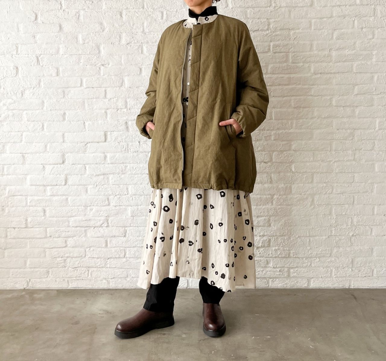 pas de calais パドカレ　綿麻ボイル　コート 綿麻ダンプコート】vol.2 | 東京ミッドタウン店 | pas de calais