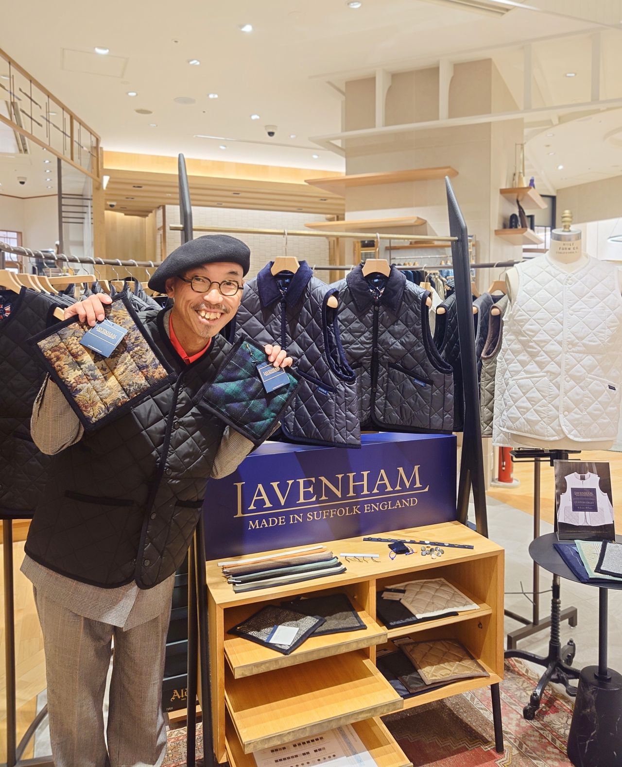 オーダーでLAVENHAMのベストを作ってみませんか？ 〜ベレ兄さん