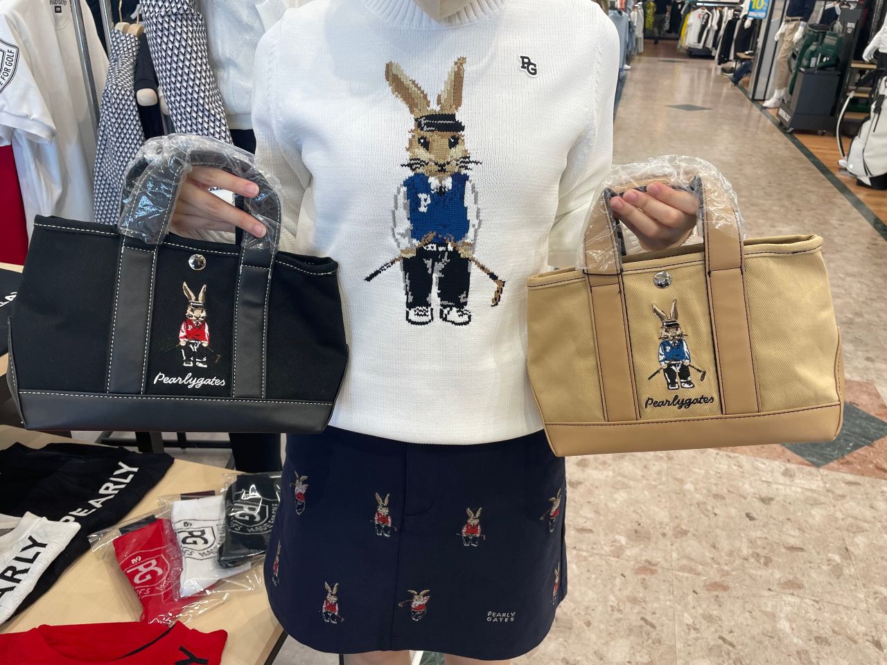 PEARLY GATES パーリーゲイツ ミッキー カートバッグ ボールポーチ