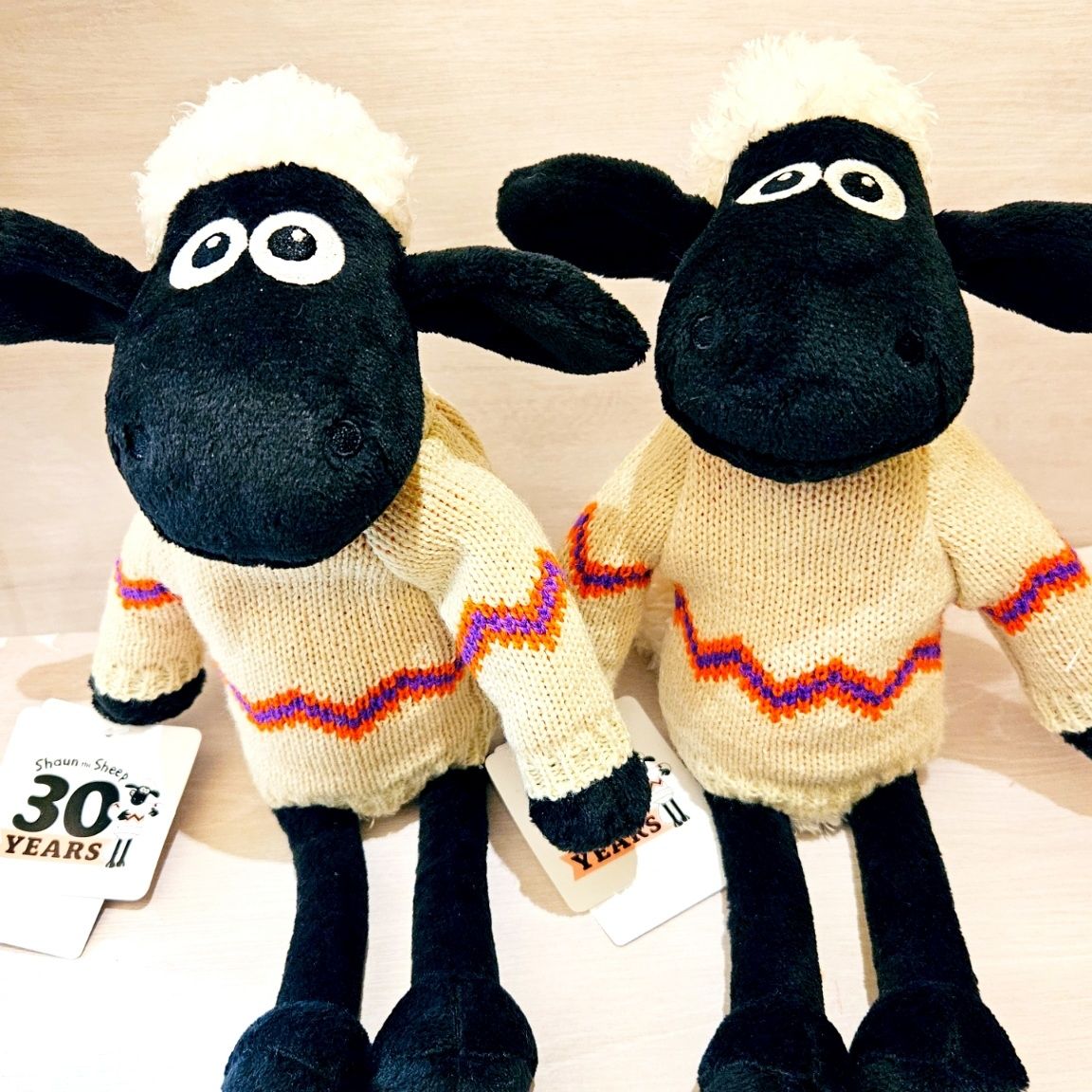 「【2025年11月新商品】NICI ひつじのショーン 30周年ぬいぐるみ」の写真