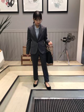 (美品)THE SUIT COMPANY REDA ダークグレーチェックスーツ 神戸 レディース】REDA グレーチェック柄スーツ♪｜SUIT SQUARE