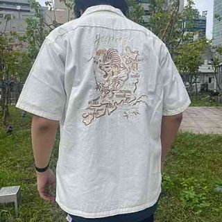 MOMOTARO 半袖シャツ Mサイズ mss1010m31-bk-2.jpg