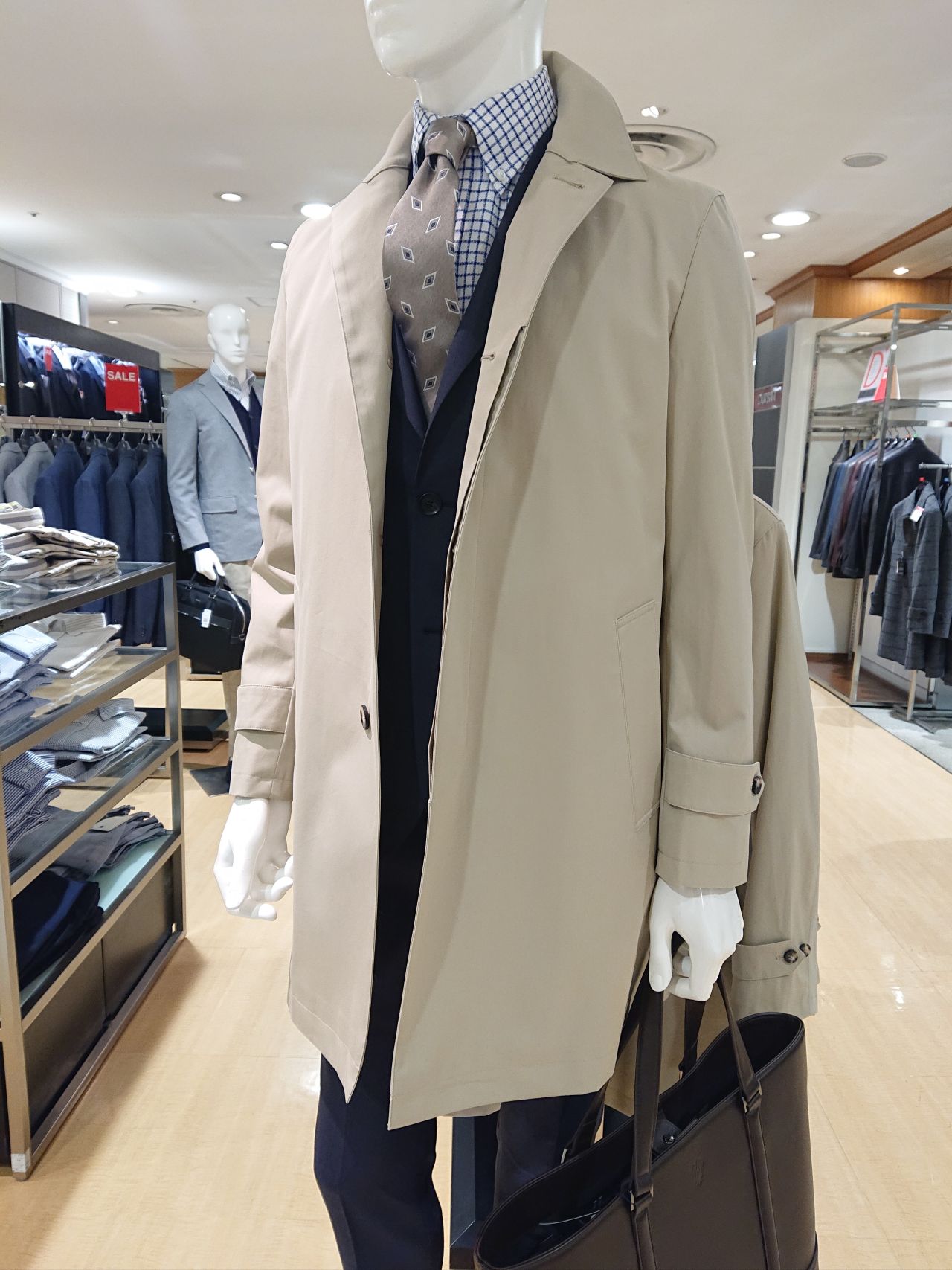 コートも春仕様に変えませんか 柏高島屋店 Men ニューヨーカー公式ショップブログ