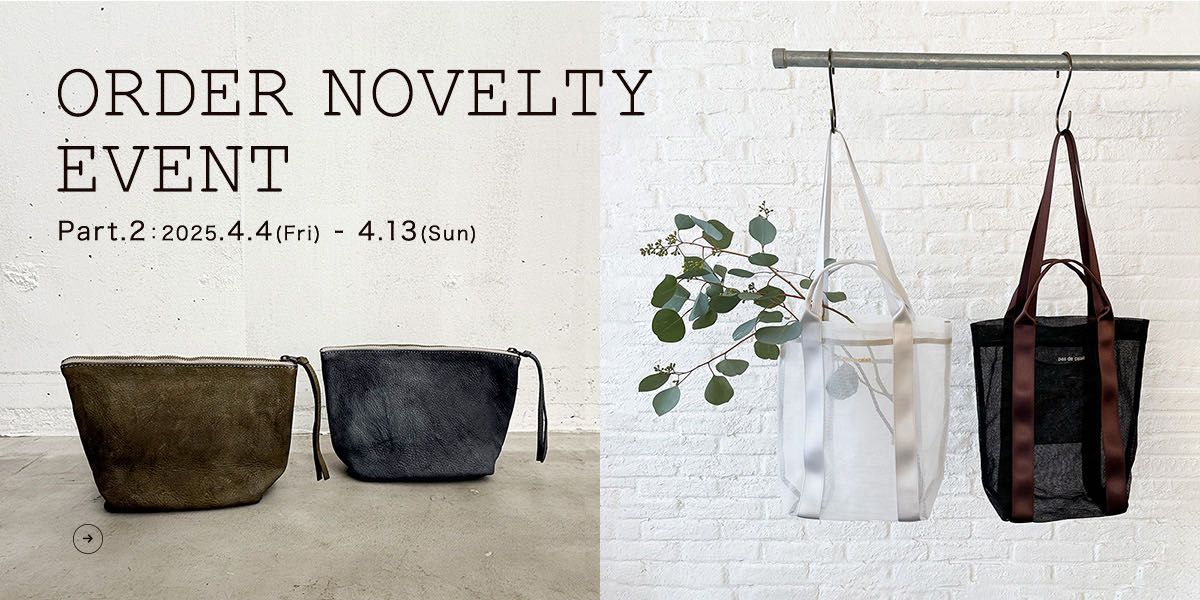 パドカレ　ノベルティグッズ 明日最終日】ORDER NOVELTY EVENT part.2 vol.5 | 玉川髙島屋店 | pas