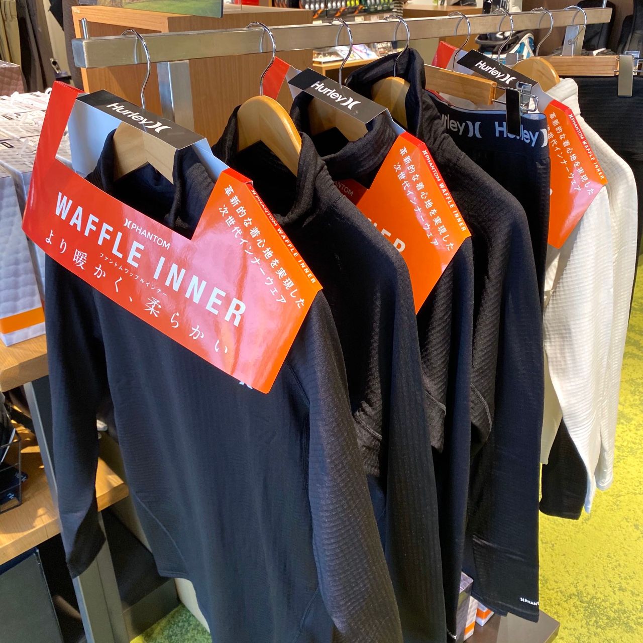 WAFFLE INNER/Hurley/防寒 PHANTOM WAFFLE INNER -ファントムワッフルインナー – for