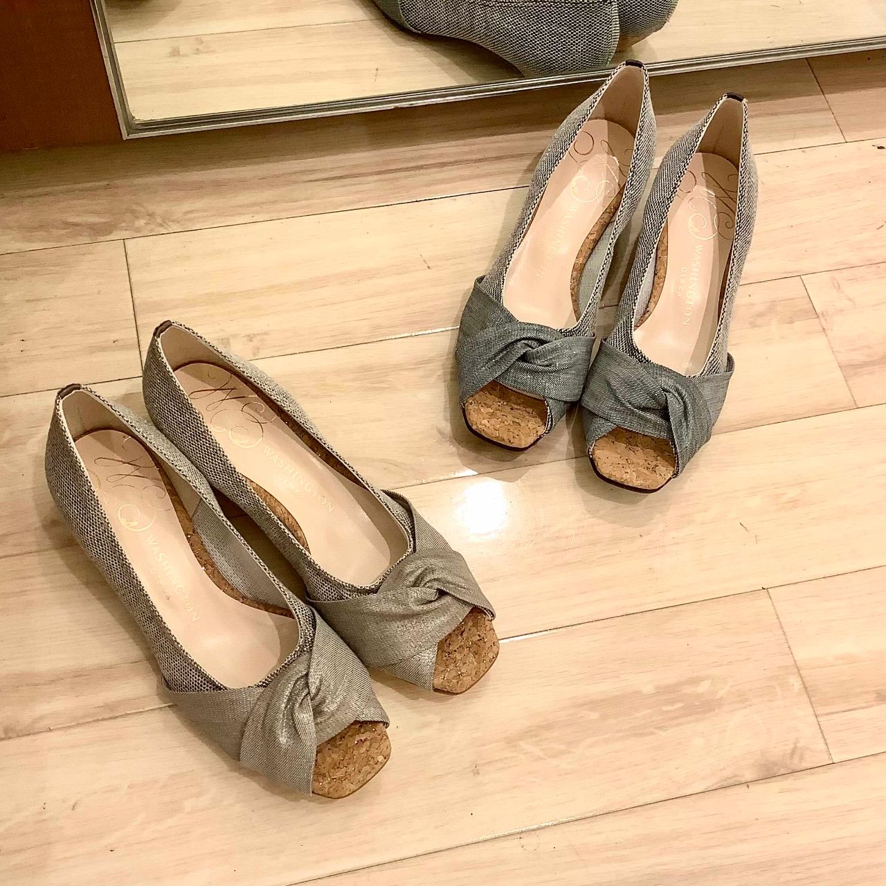 新品Washington コルクヒールオープンパンプス25cm コルクヒールオープントゥパンプスのご紹介 | GINZA WASHINGTON